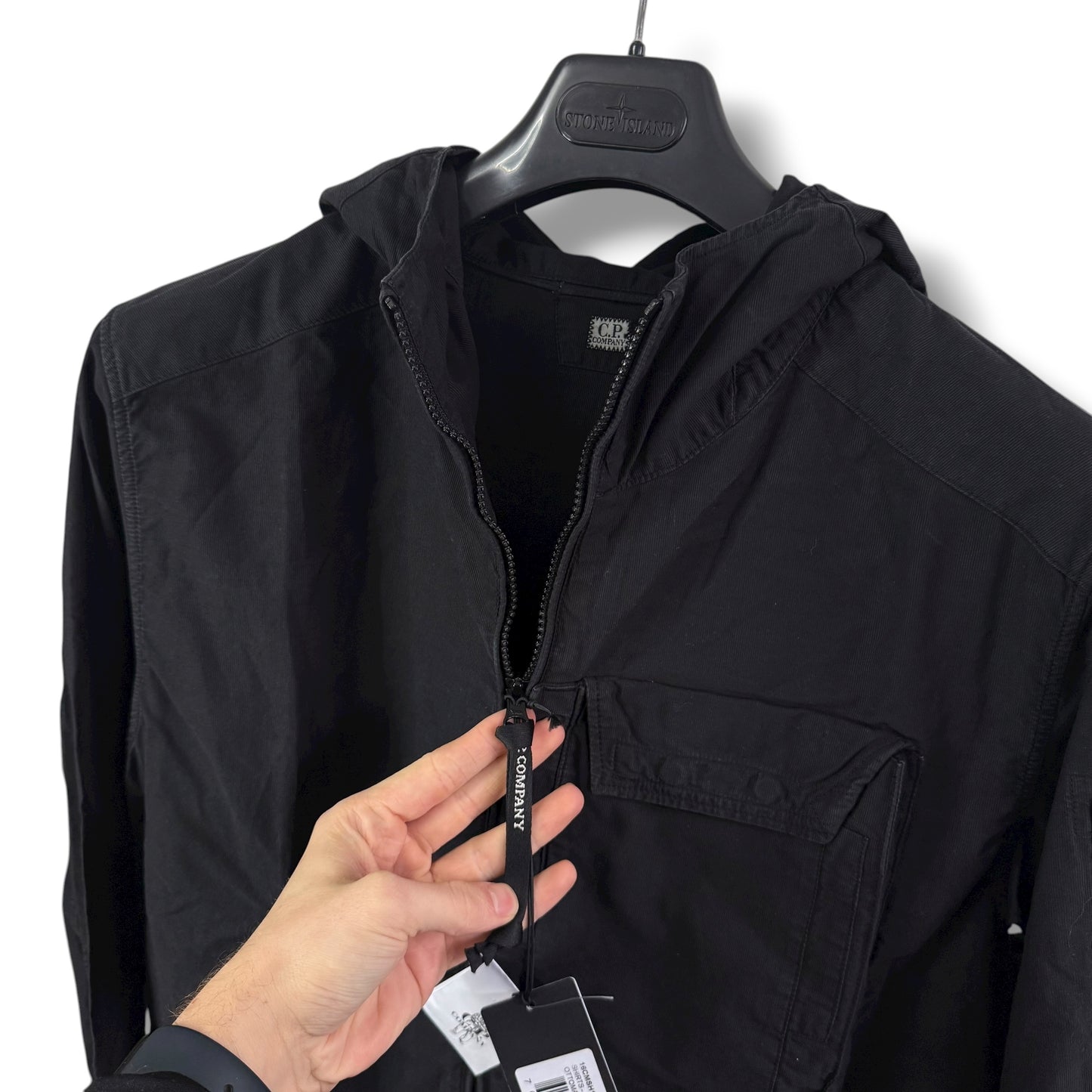 CP Company Zip Hooded Jacket (S, 21.5”)