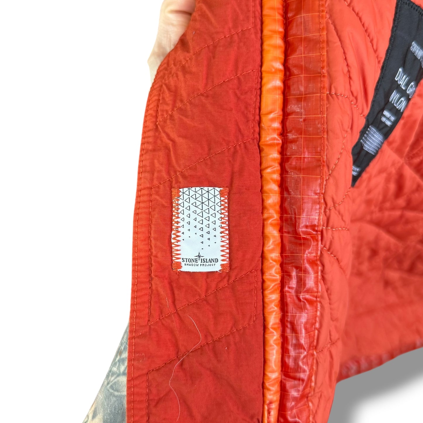 Stone Island Shadow Project Dual Grid Nylon Parka (M, 22.5”)
