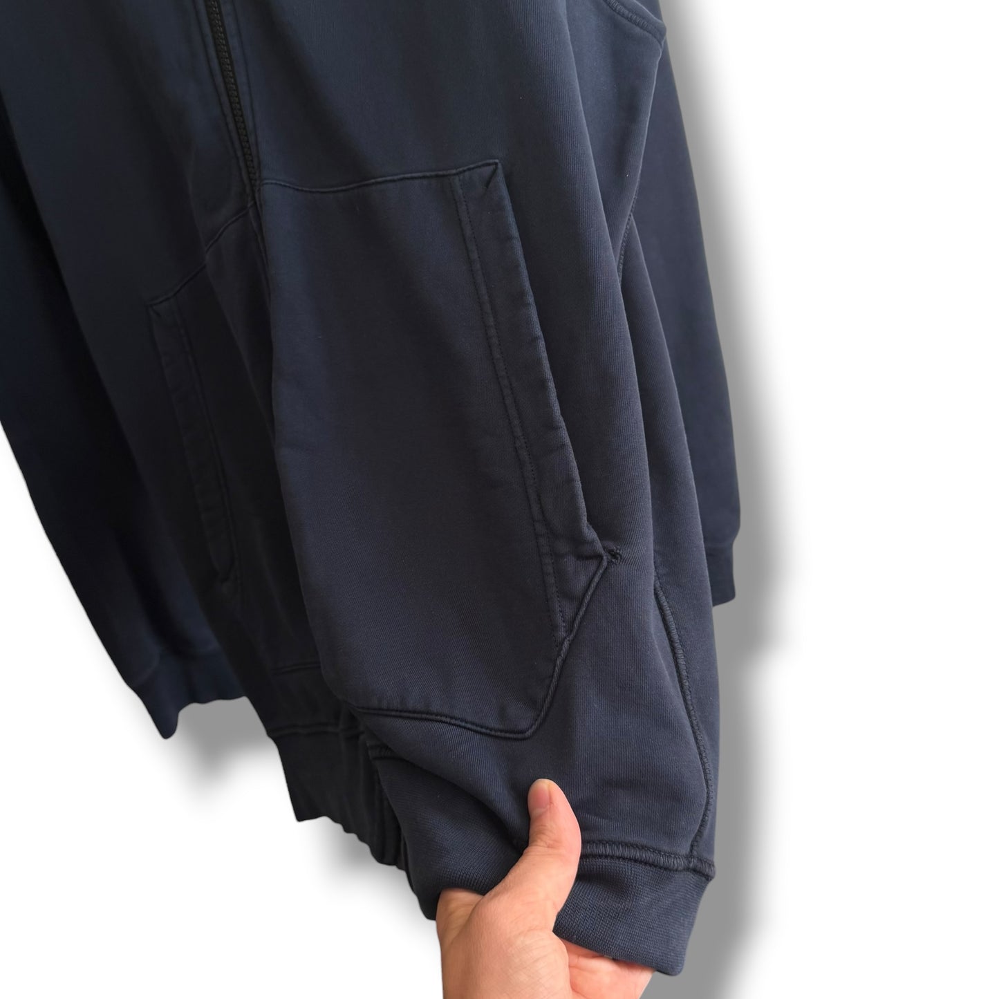 Stone Island Zip Hoodie (XXL, 25.5”)