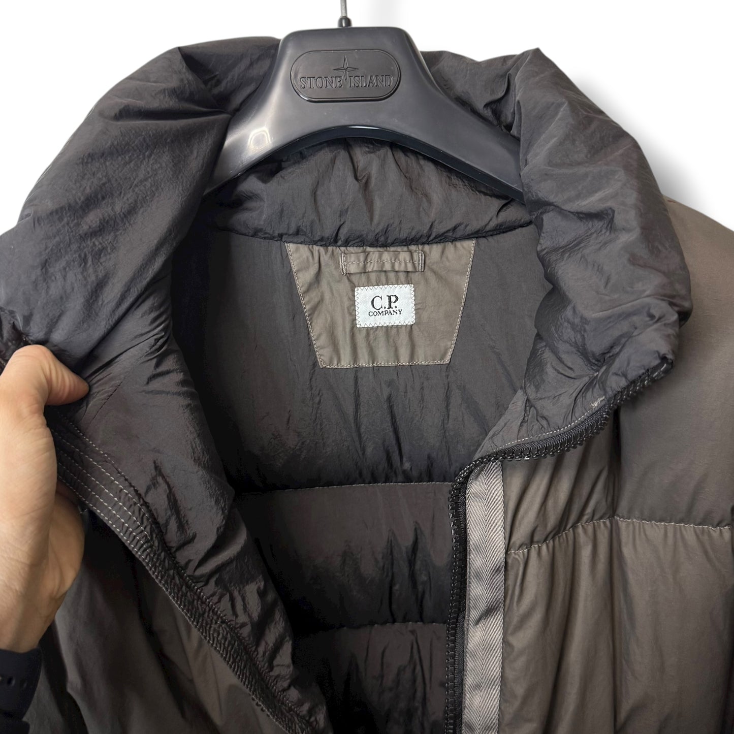 CP Company Bi-TM Down Coat (XL, 26.5”)