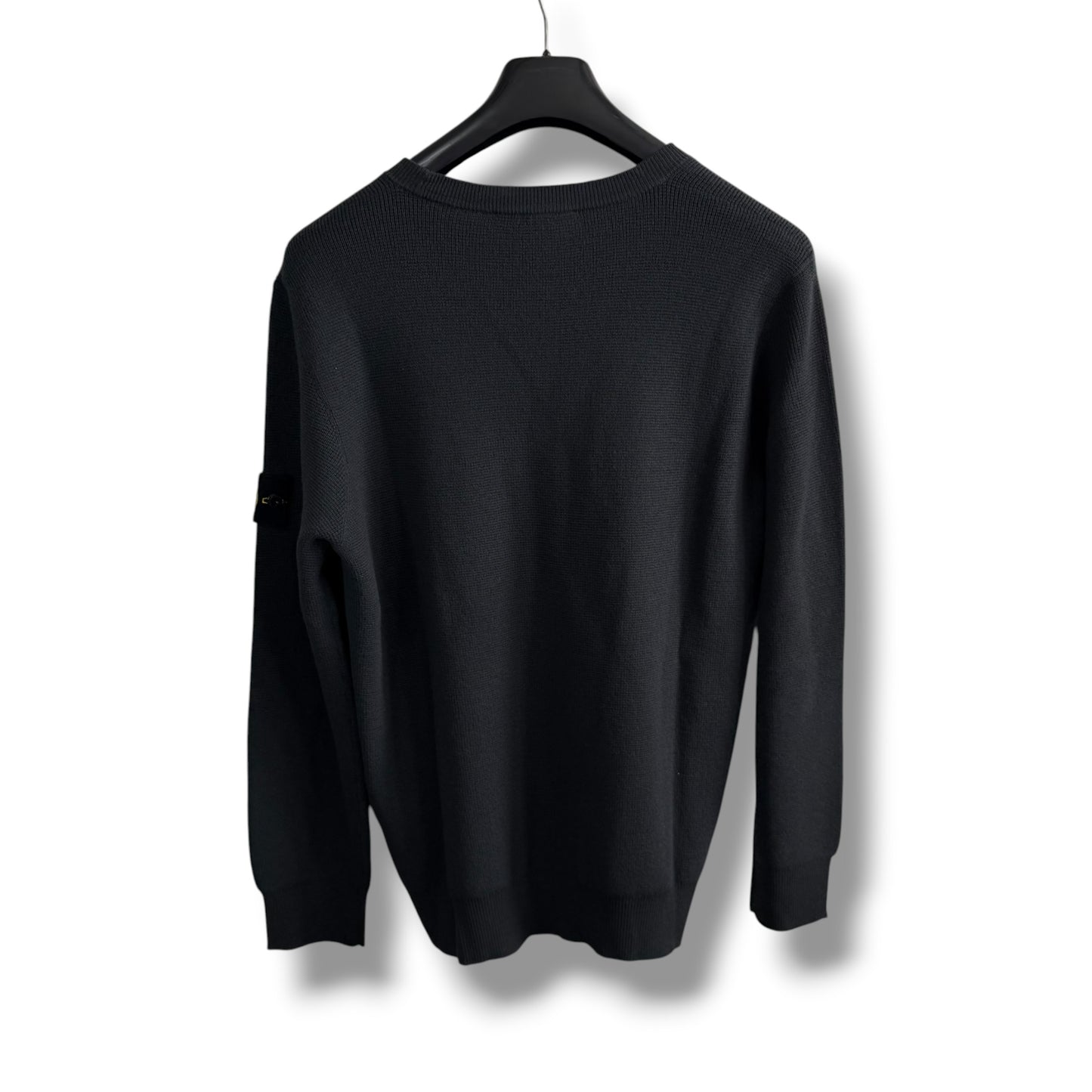 Stone Island Ribbed Jumper (L, 22.5”)