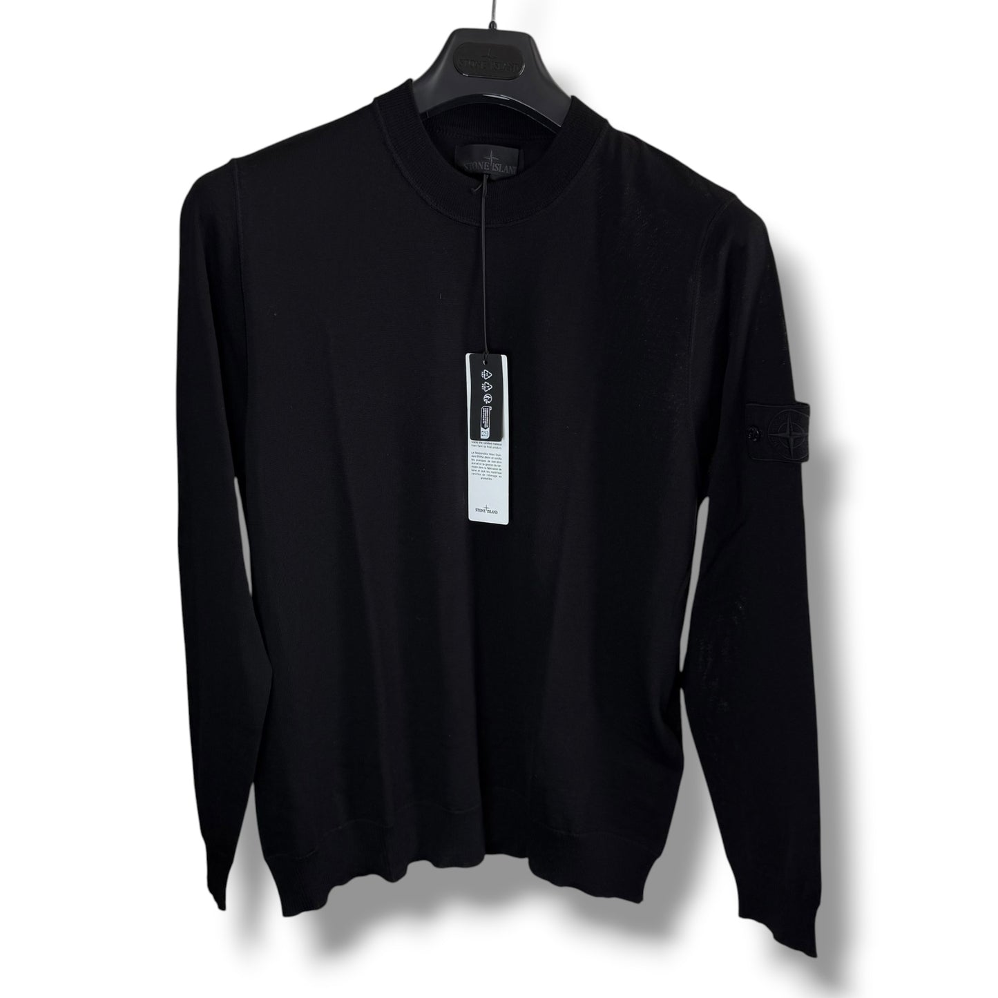 Stone Island Ghost Light Wool Knitted Pullover (M, 21.5”)