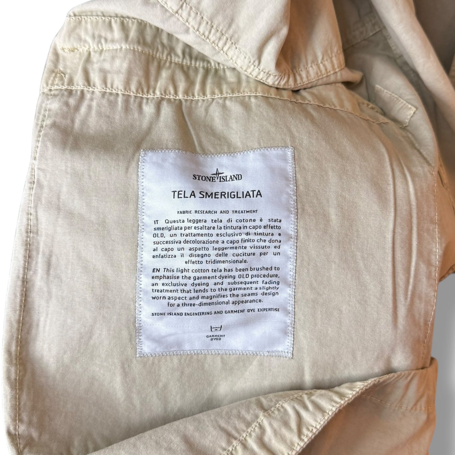 Stone Island Tela Smerigliata (XXL, 25.3”)