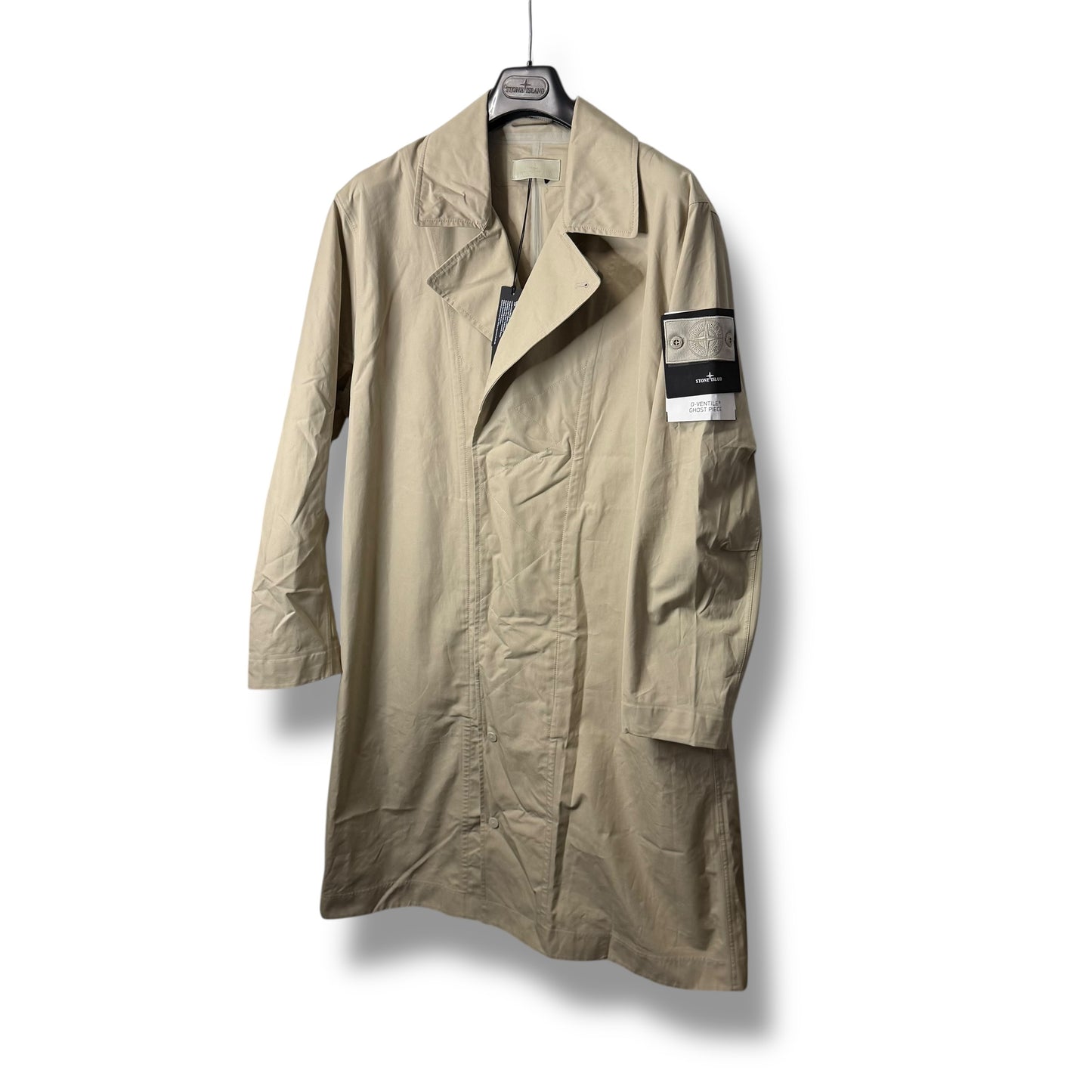 Stone Island Ghost Trench Coat (XL, 26.5”)
