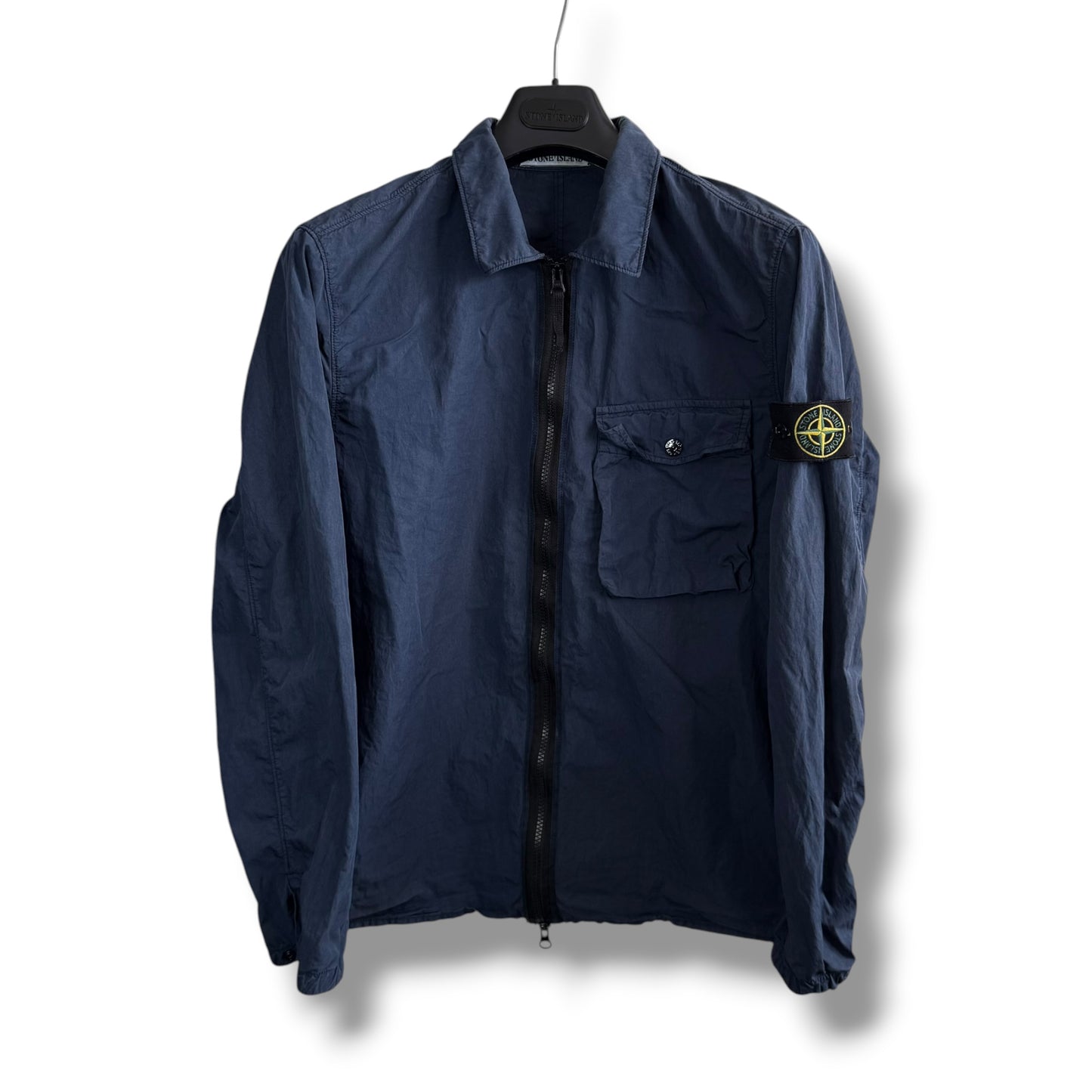 Stone Island Cotton / Polyamide Overshirt (M, 21.5”)