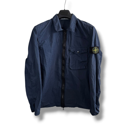 Stone Island Cotton / Polyamide Overshirt (M, 21.5”)