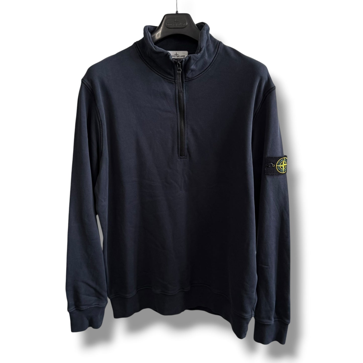 Stone Island 1/4 Zip Jumper (XXL, 26”)