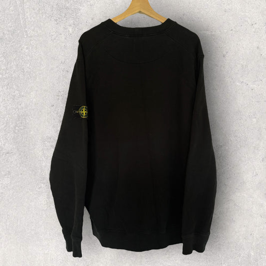 Stone Island Black Sweatshirt (3XL, 27.5”)