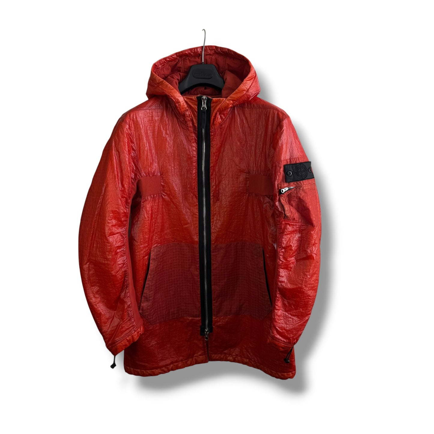Stone Island Shadow Project Dual Grid Nylon Parka (M, 22.5”)