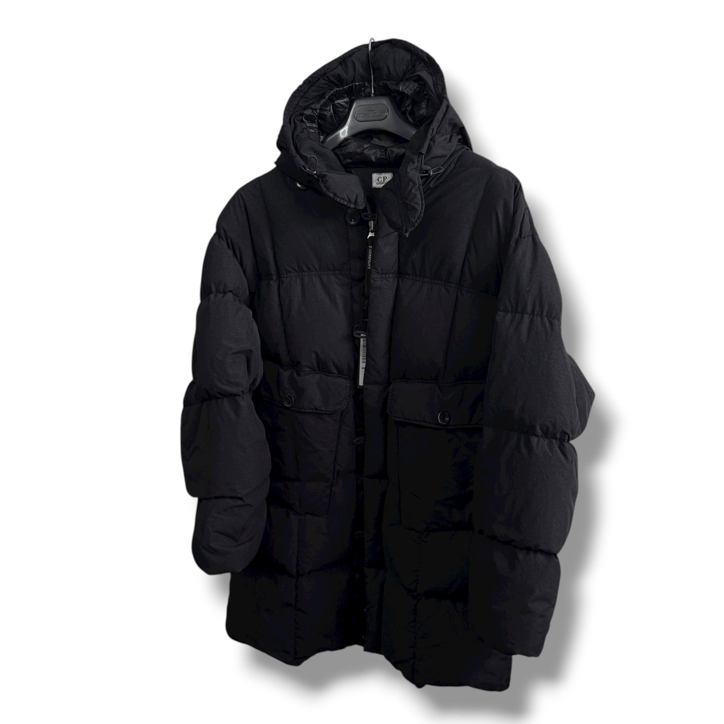 CP Company Flatt Nylon 3/4 Puffer (XL, 26”)