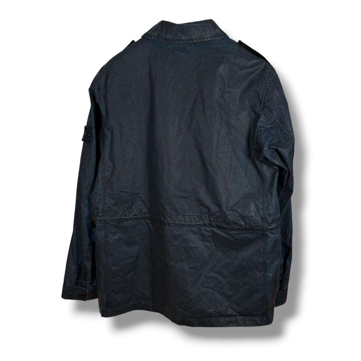 Stone Island 2011 Rip Stop Coated Multi Pocket Jacket (L, 24”)