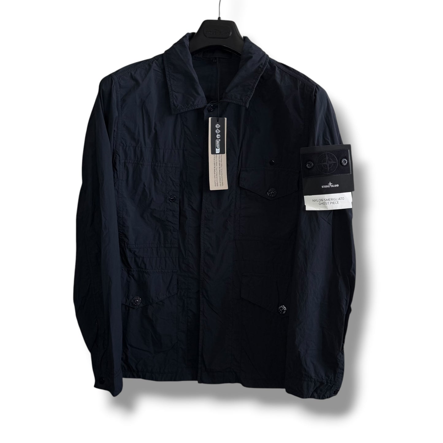 Stone Island Nylon Smerigliato Ghost Field Jacket (S, 21”)
