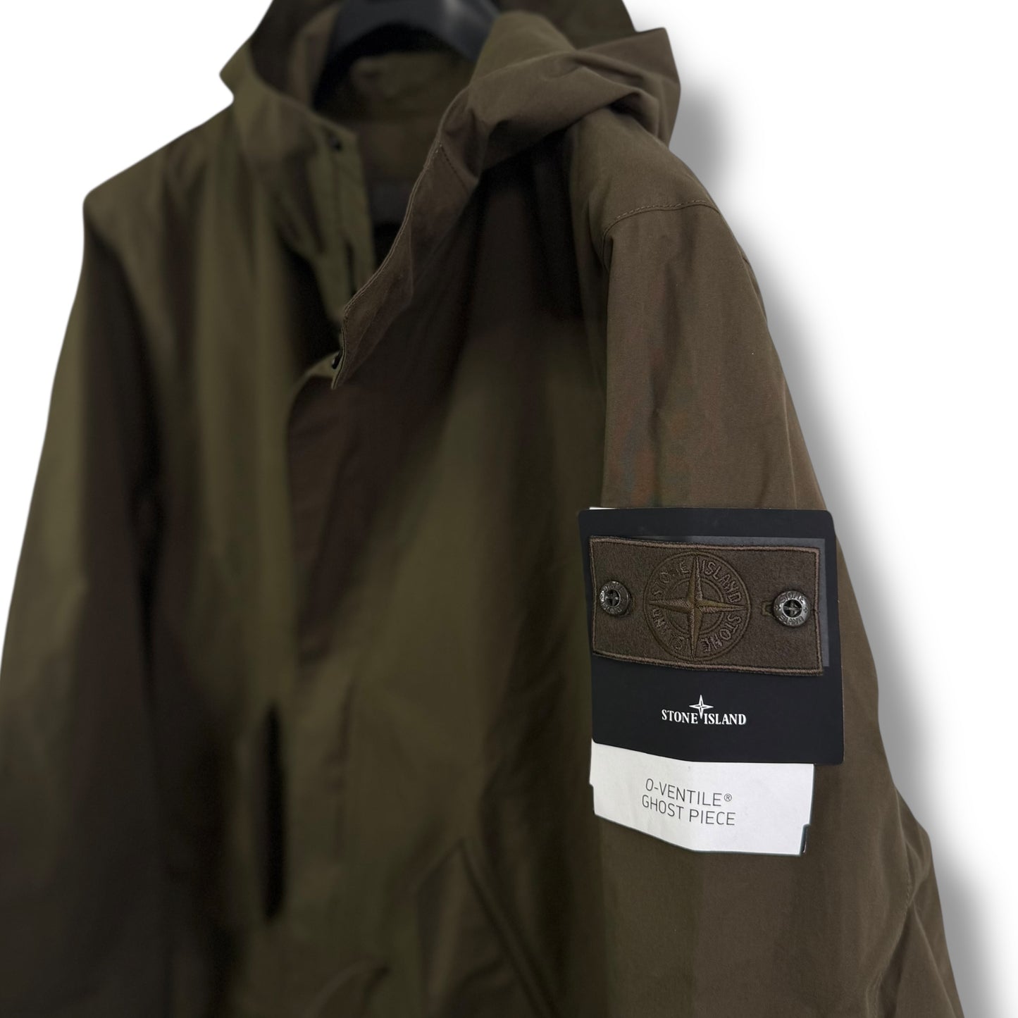 Stone Island O’Ventile Ghost Piece Parka (L, 25”)