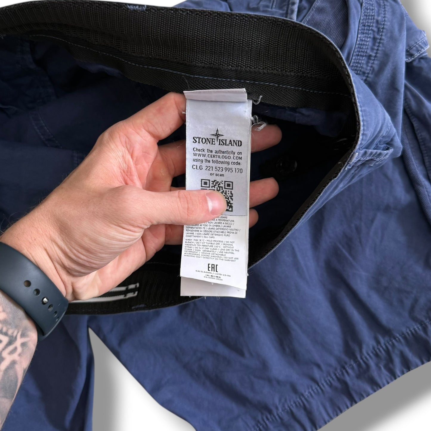 Stone Island Cargo Shorts (40”)