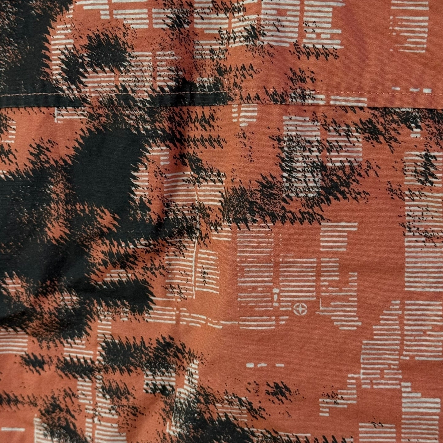 Stone Island Earth Mapping Camouflage Cotton Canvas-Down Body Warmer (XL, 24”)