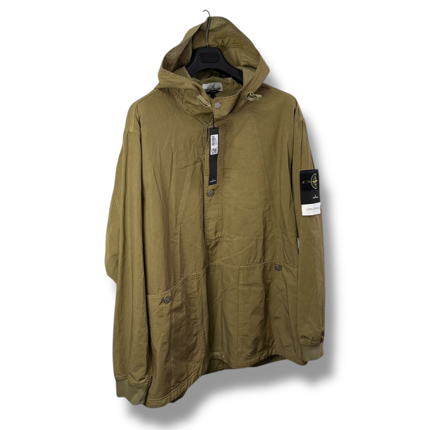 Stone Island Cupro Cotton Twill-TC Smock (3XL, 29.5”)