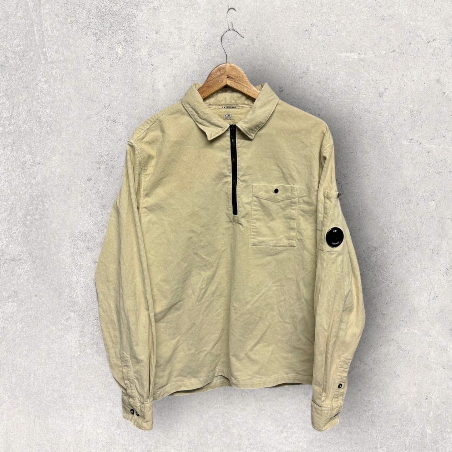 CP Company Corduroy 1/4 Zip (L, 22”)