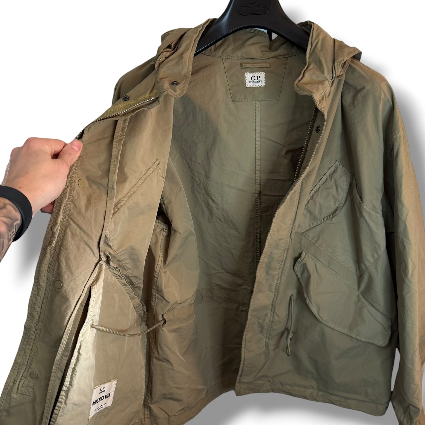 CP Company Micro Kei Goggle Jacket (L, 25”)