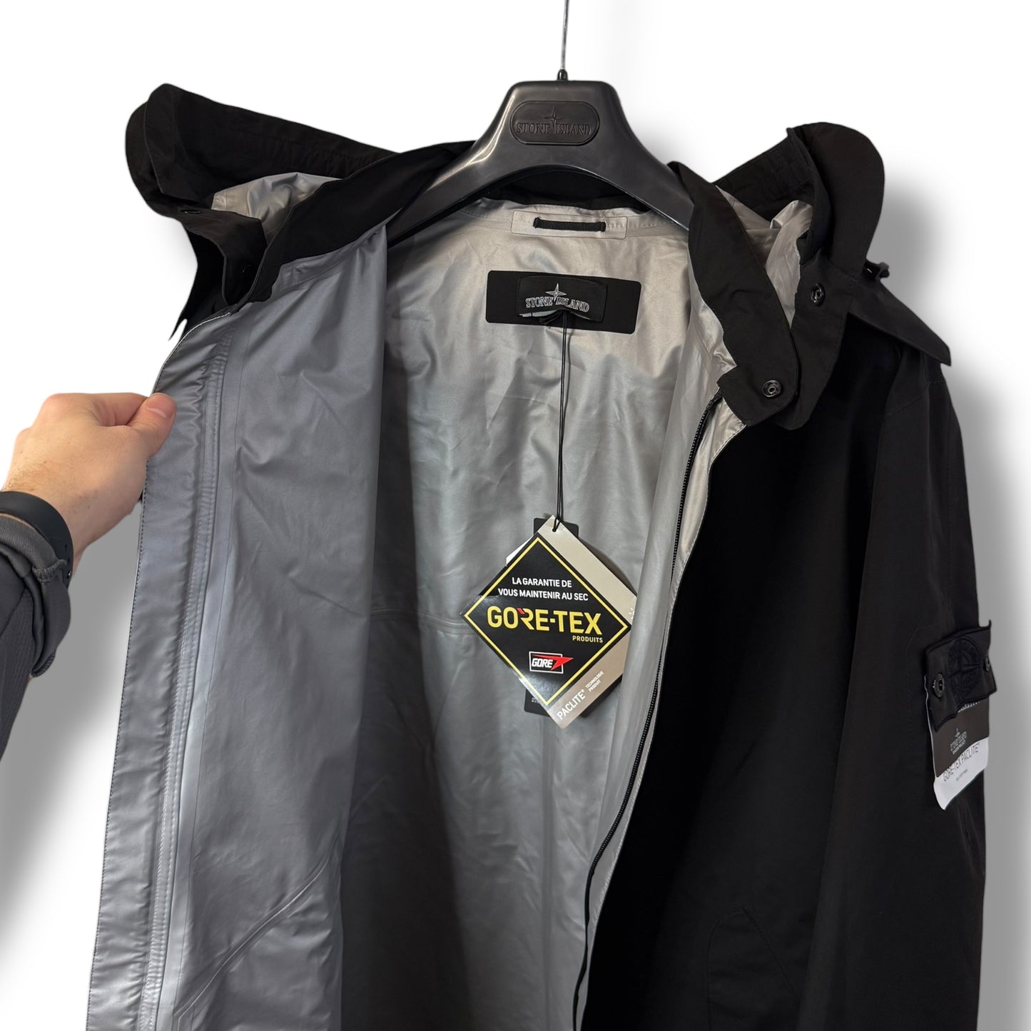 Stone Island Shadow Project Gore-Tex Paclite Parka (XL, 25”)