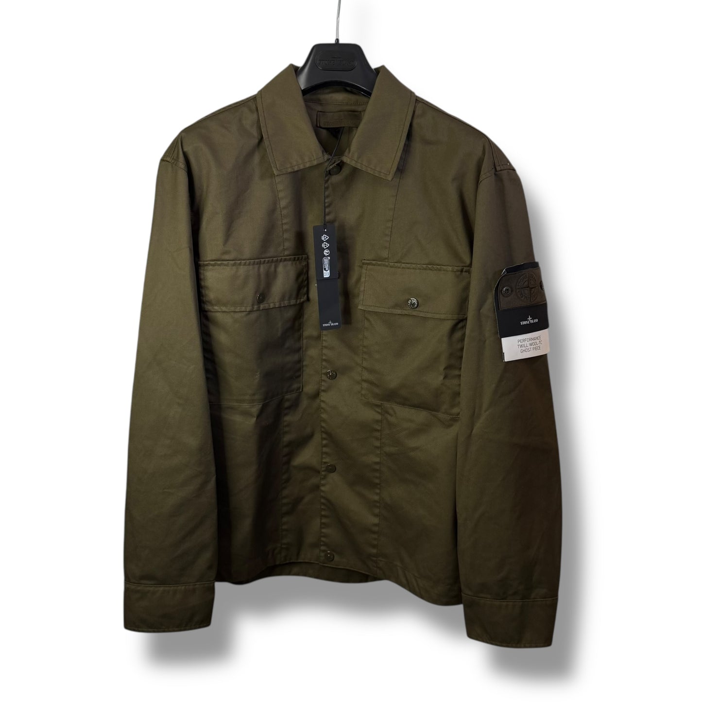 Stone Island Performance Twill Wool-TC Ghost Piece (XL, 25”)