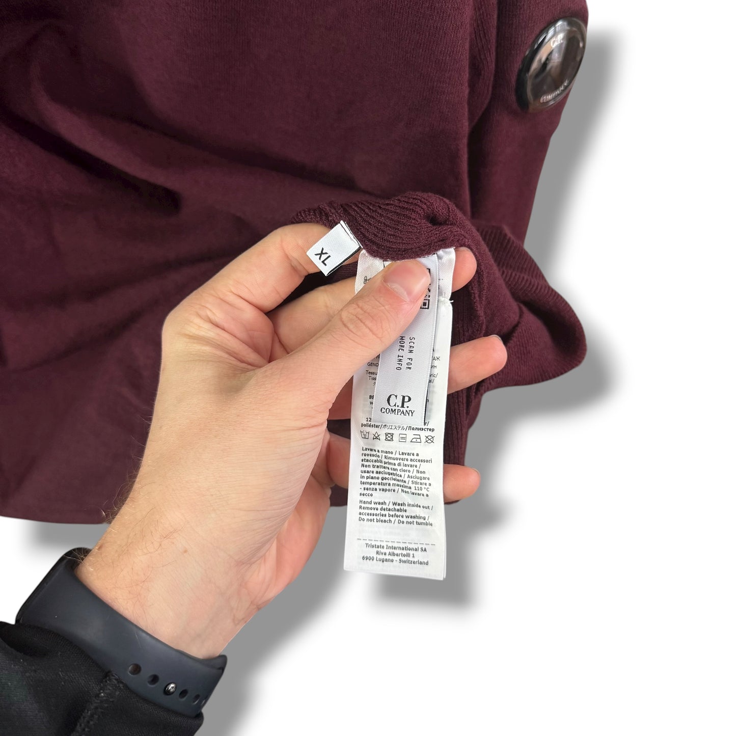 CP Company 1/4 Zip Knit (XL, 24”)