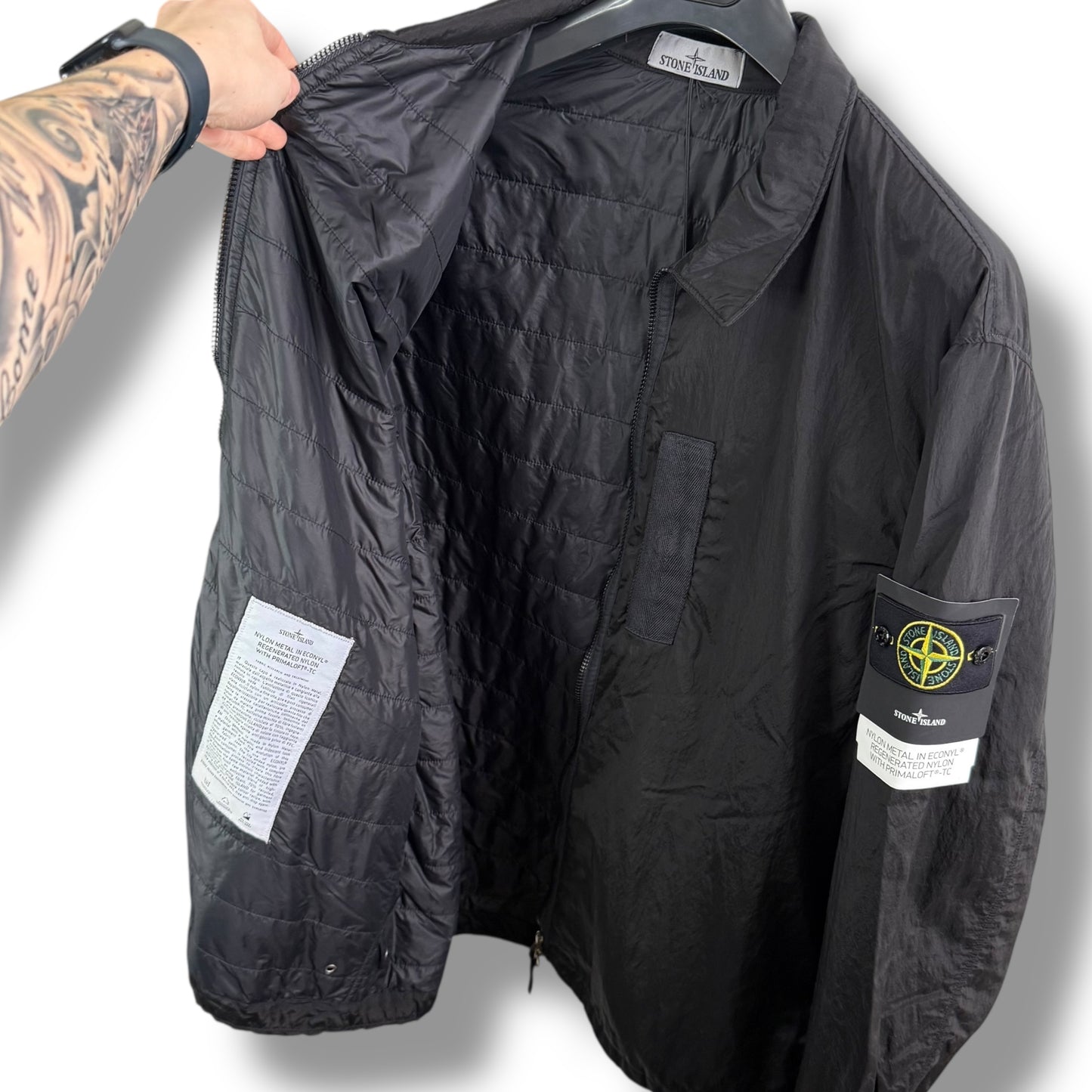 Stone Island Nylon Metal In Econyl Regenerated Nylon With Primaloft-TC (3XL, 28”)