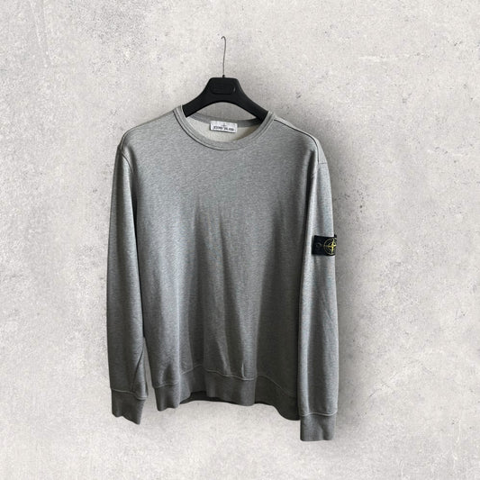Stone Island Grey Sweatshirt (XL, 23.5”)