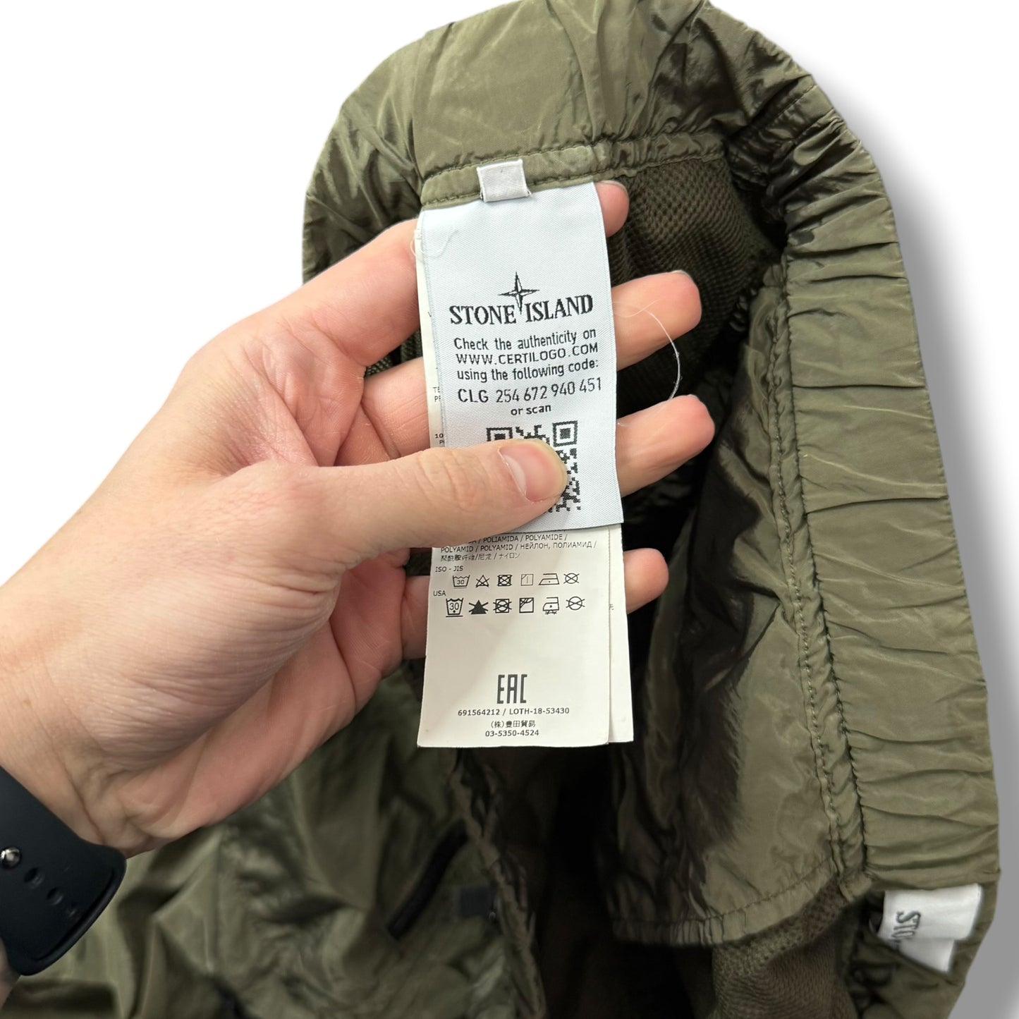 Stone Island Nylon Cargos (32” / M)