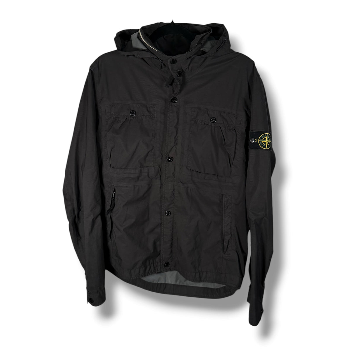 Stone Island Garment Dyed Performance Rip Stop Water Proof Jacket (M, 22”)