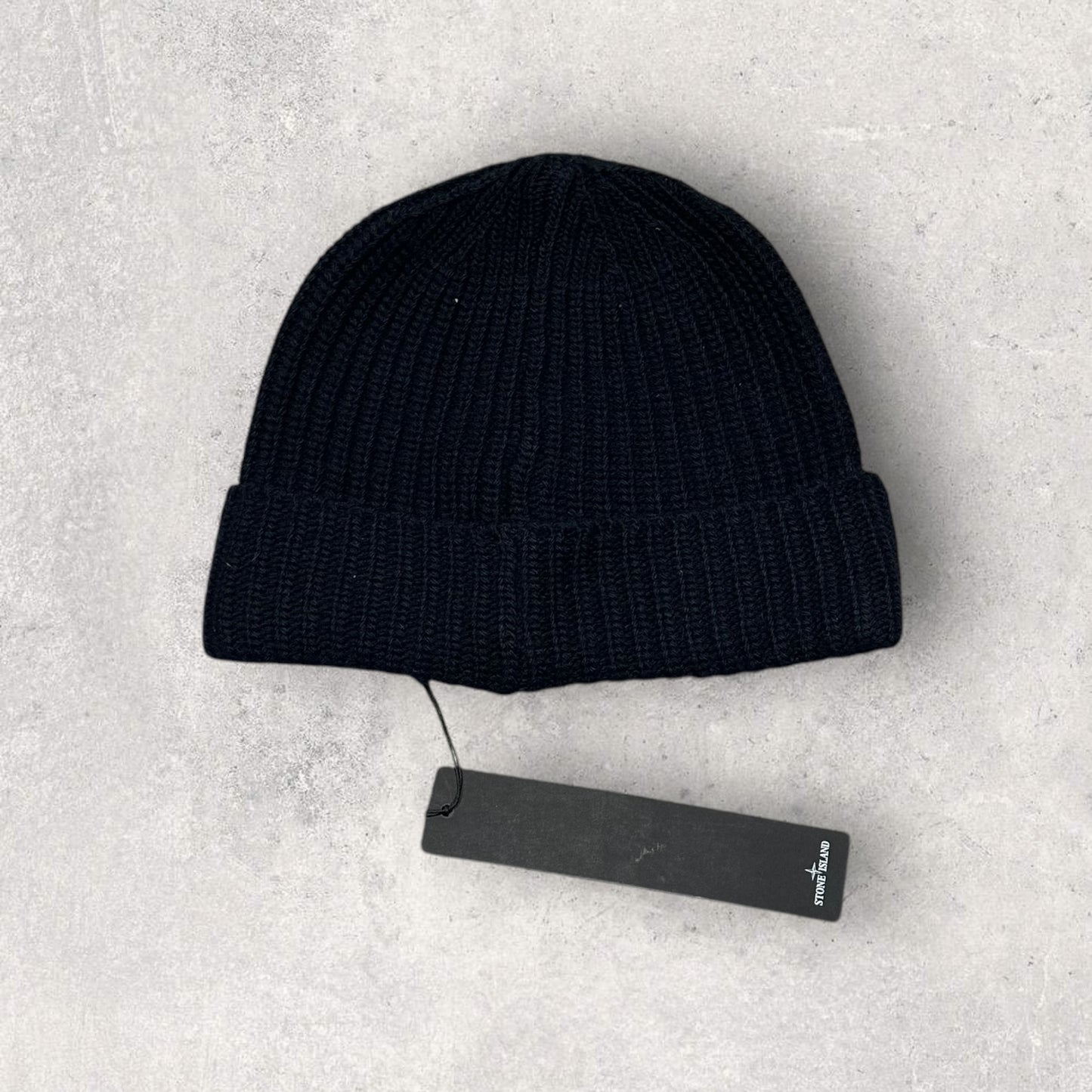 Stone Island Navy Beanie