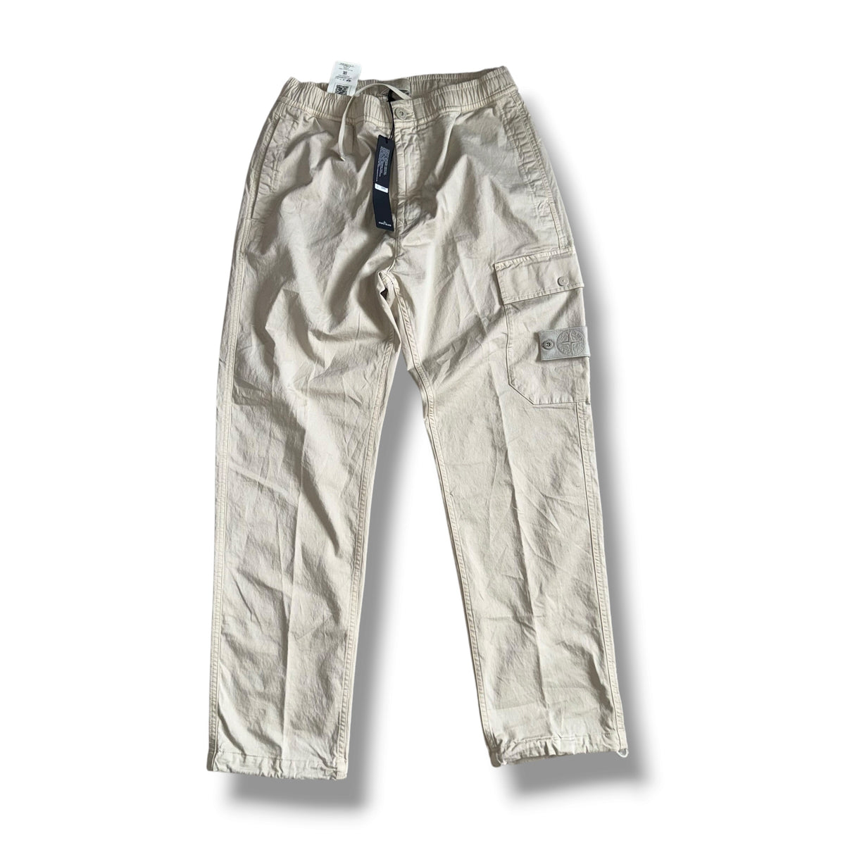 Stone Island Stretch Cotton Wool Ghost Cargos (33”)