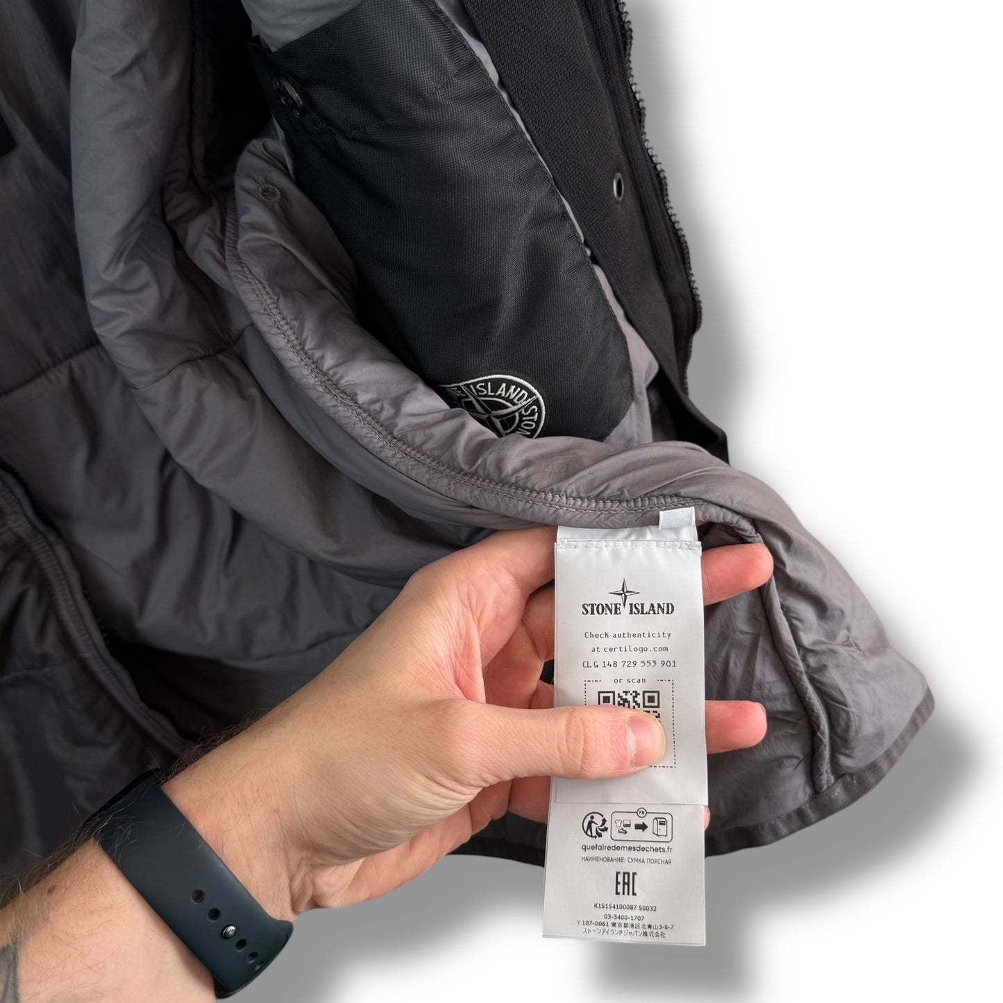 Stone Island Run Proof Nylon Mesh-TC (L, 23”)