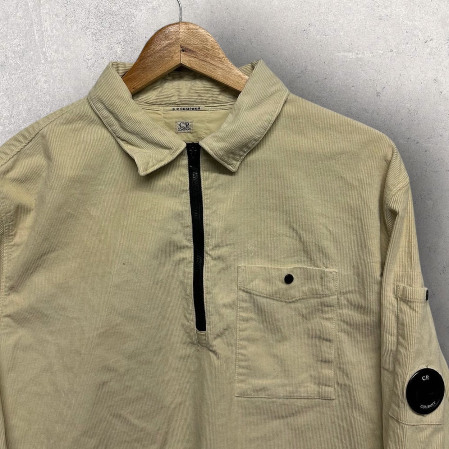 CP Company Corduroy 1/4 Zip (L, 22”)