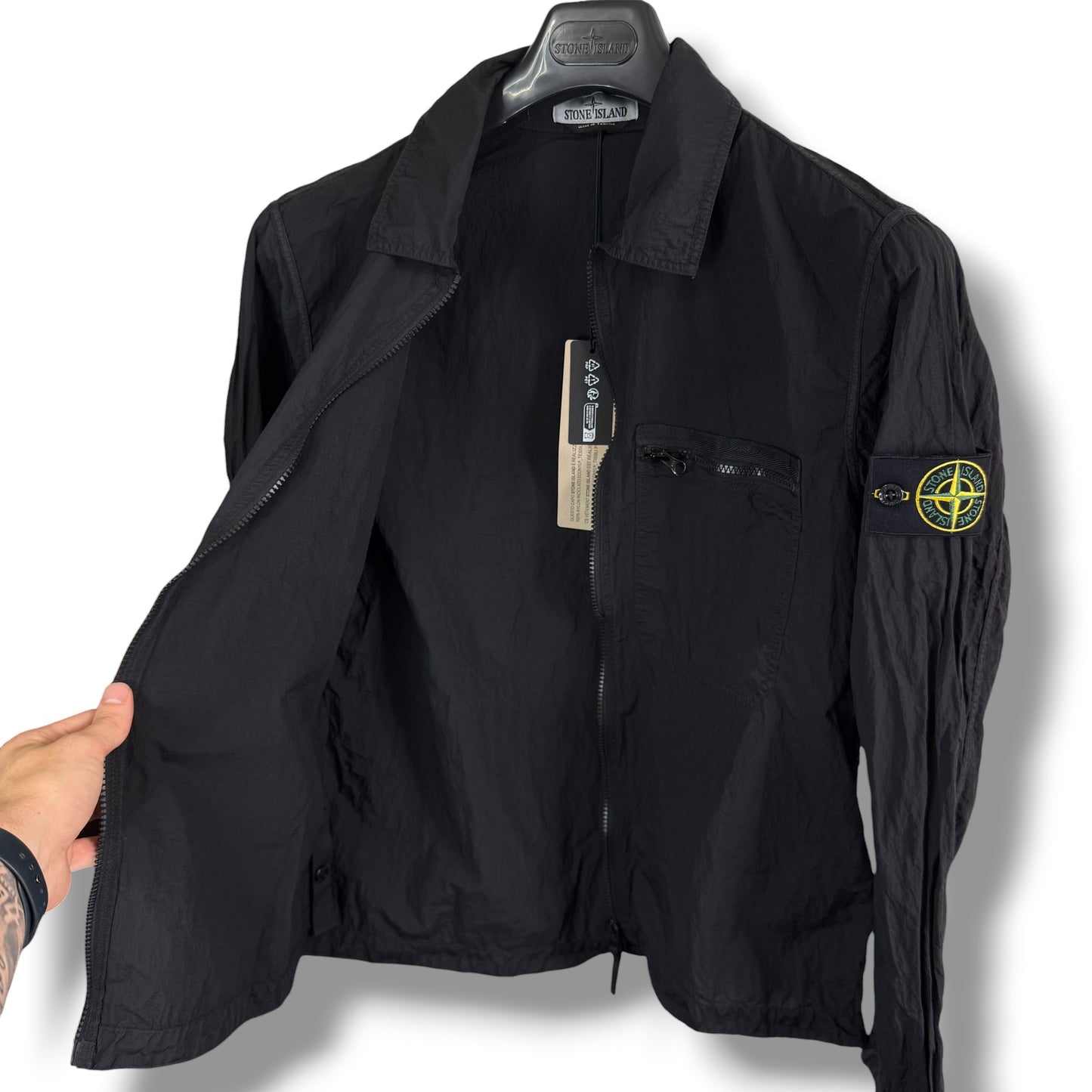 Stone Island Nylon Overshirt (M, 21”)
