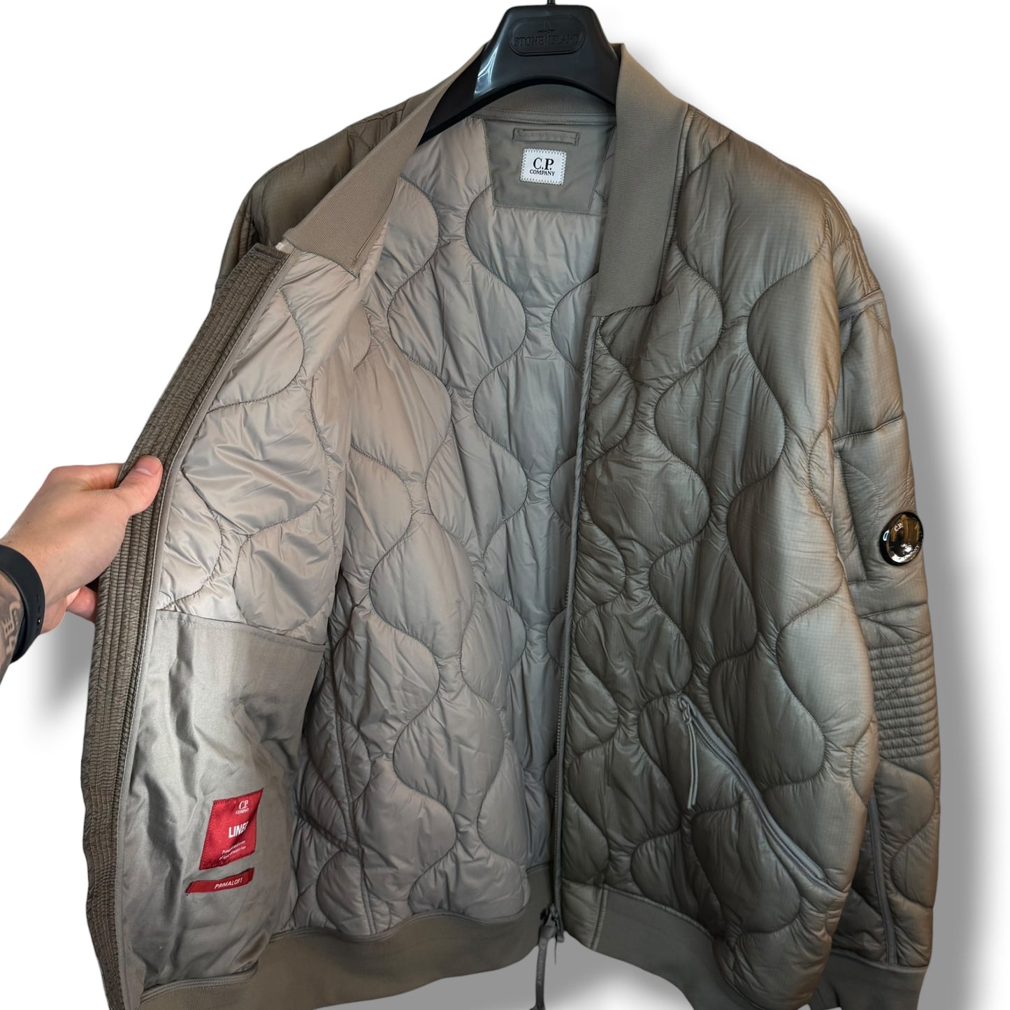 CP Company Liner Primaloft Bomber Jacket (L, 23”)