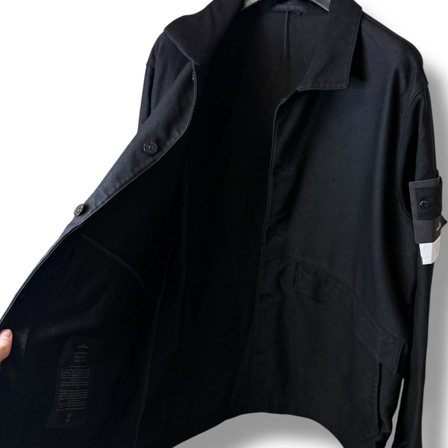 Stone Island Cotton Nylon Moleskin-TC Ghost Piece (2XL, 27”)