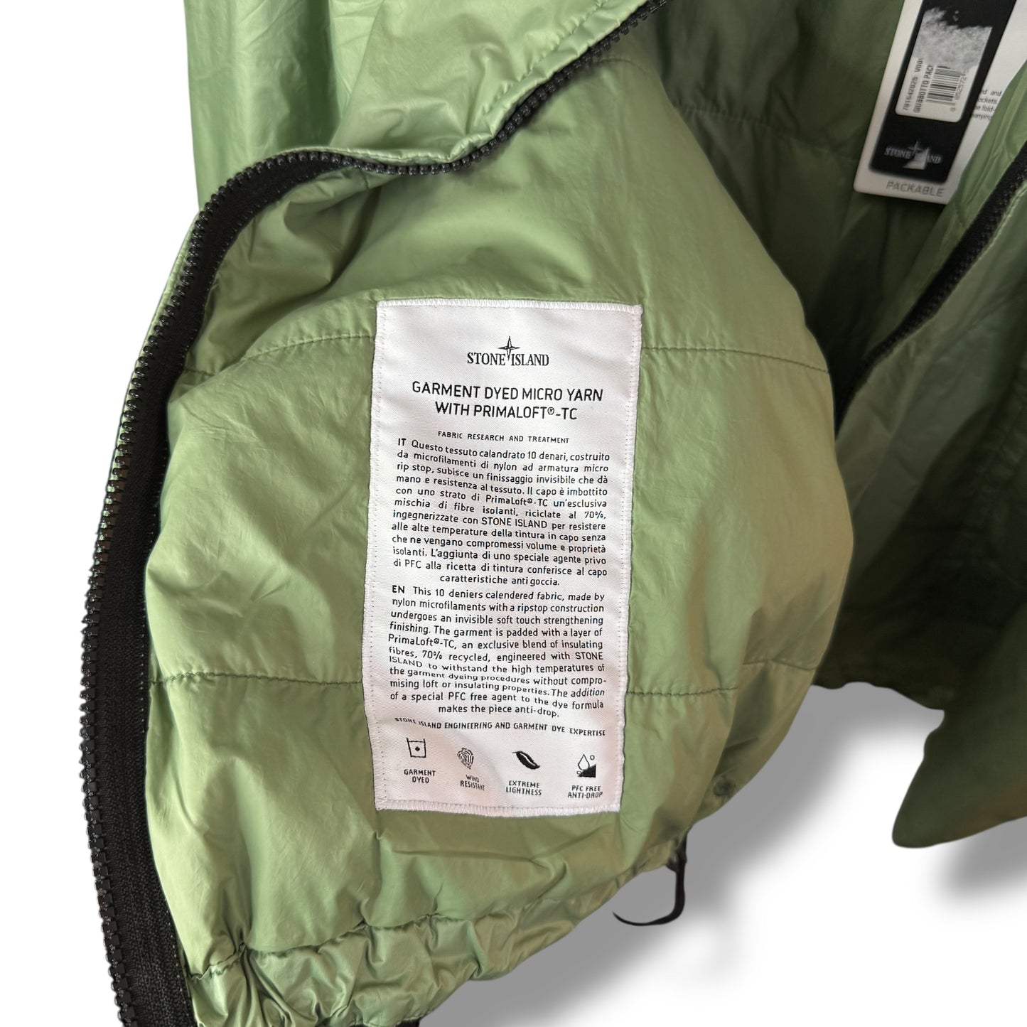 Stone Island Garment Dyed with Primaloft-TC (L, 24”)