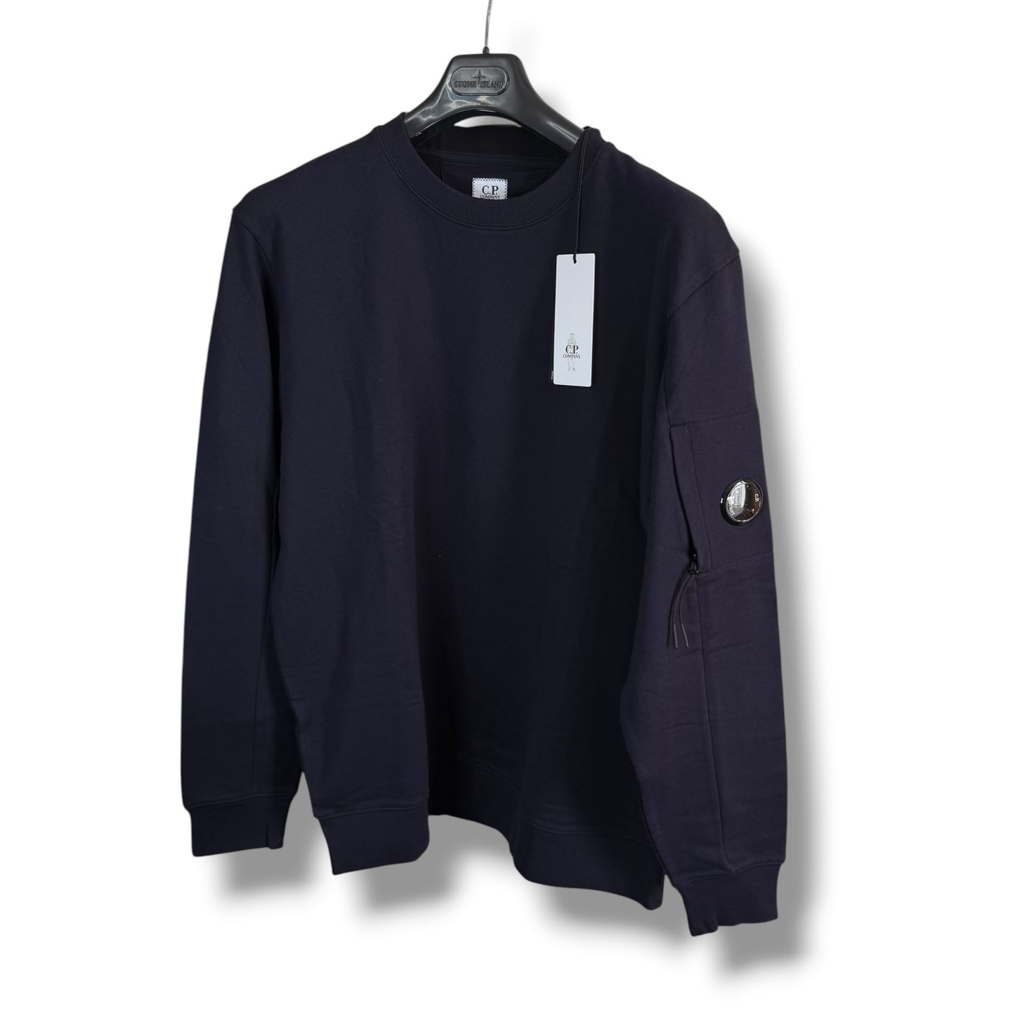 CP Company Navy Sweatshirt (XXL, 25”)