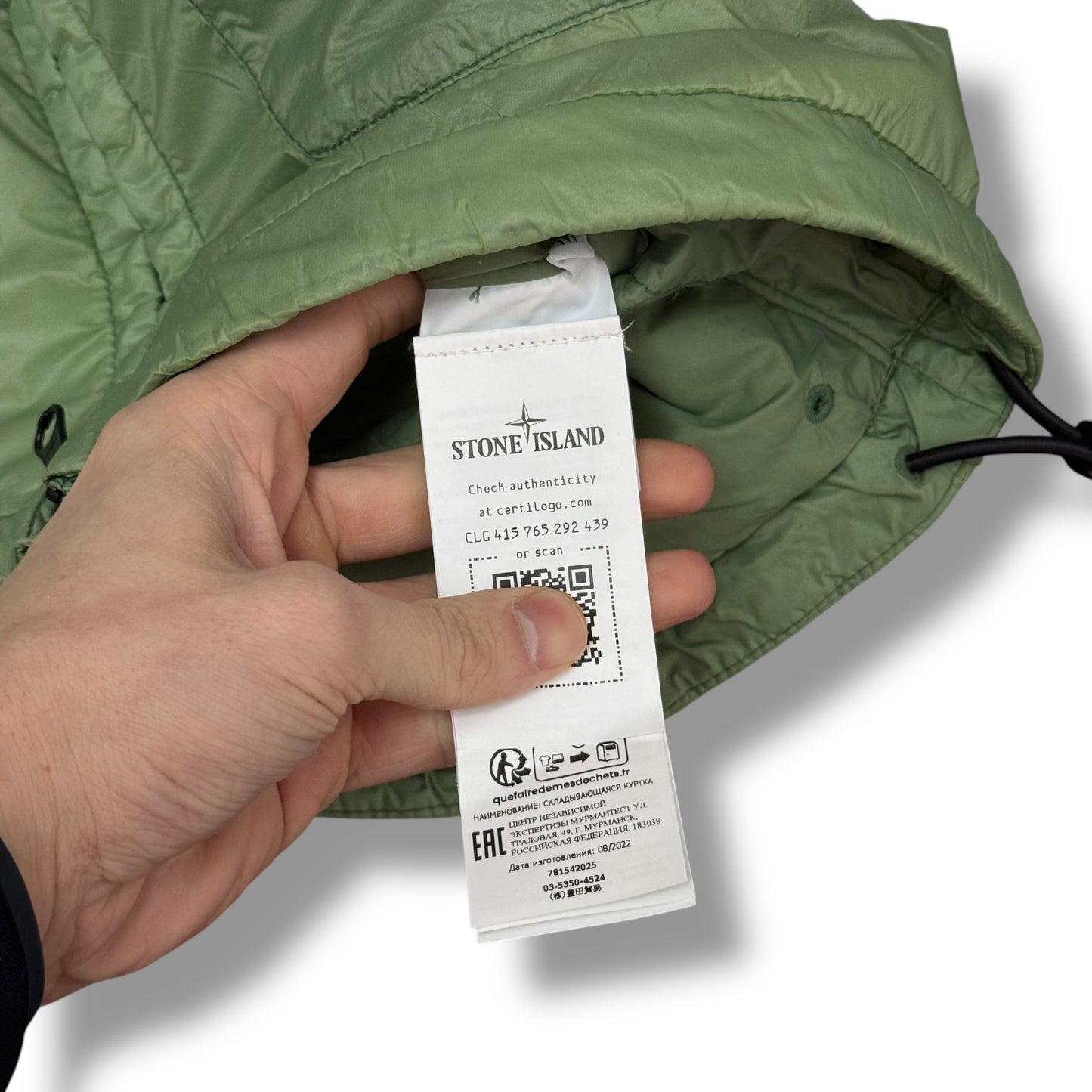 Stone Island Garment Dyed Micro Yarn with Primaloft-TC (M, 23.5”)