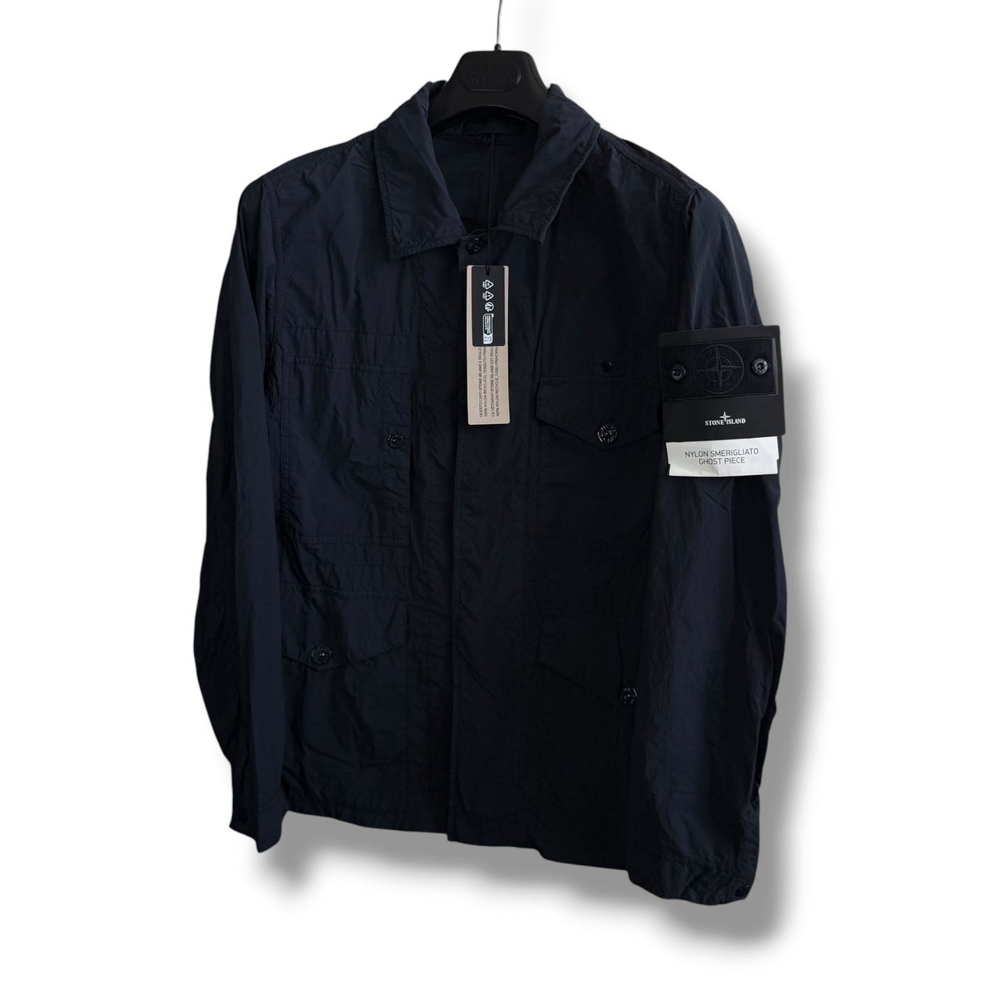 Stone Island Nylon Smerigliato Ghost Field Jacket (S, 21”)