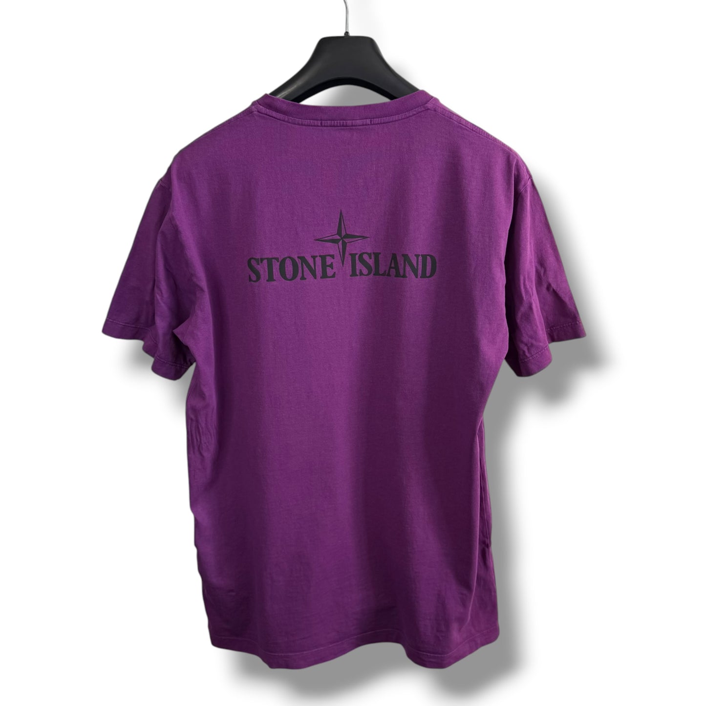 Stone Island Reflective Graphic T-shirt (L, 21”)