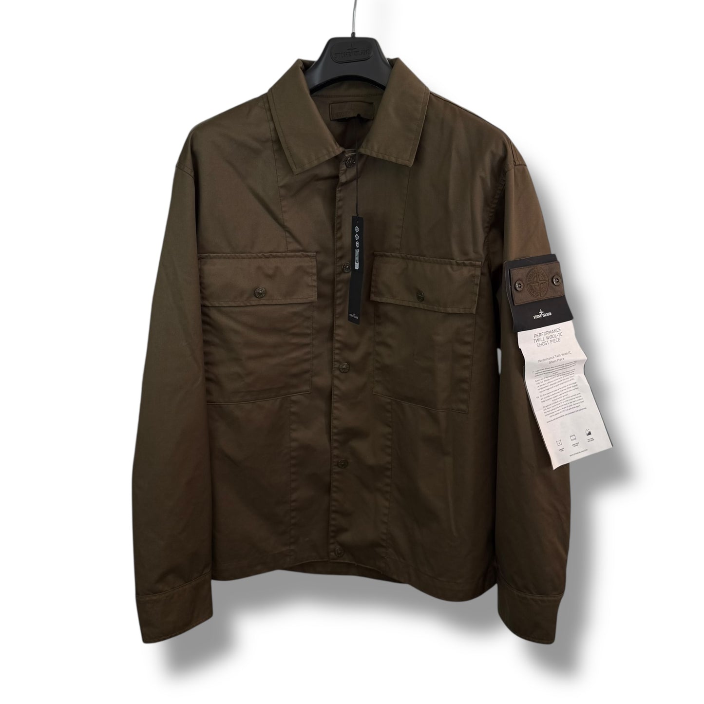 Stone Island Performance Twill Wool-TC Ghost Piece (L, 23.5”)