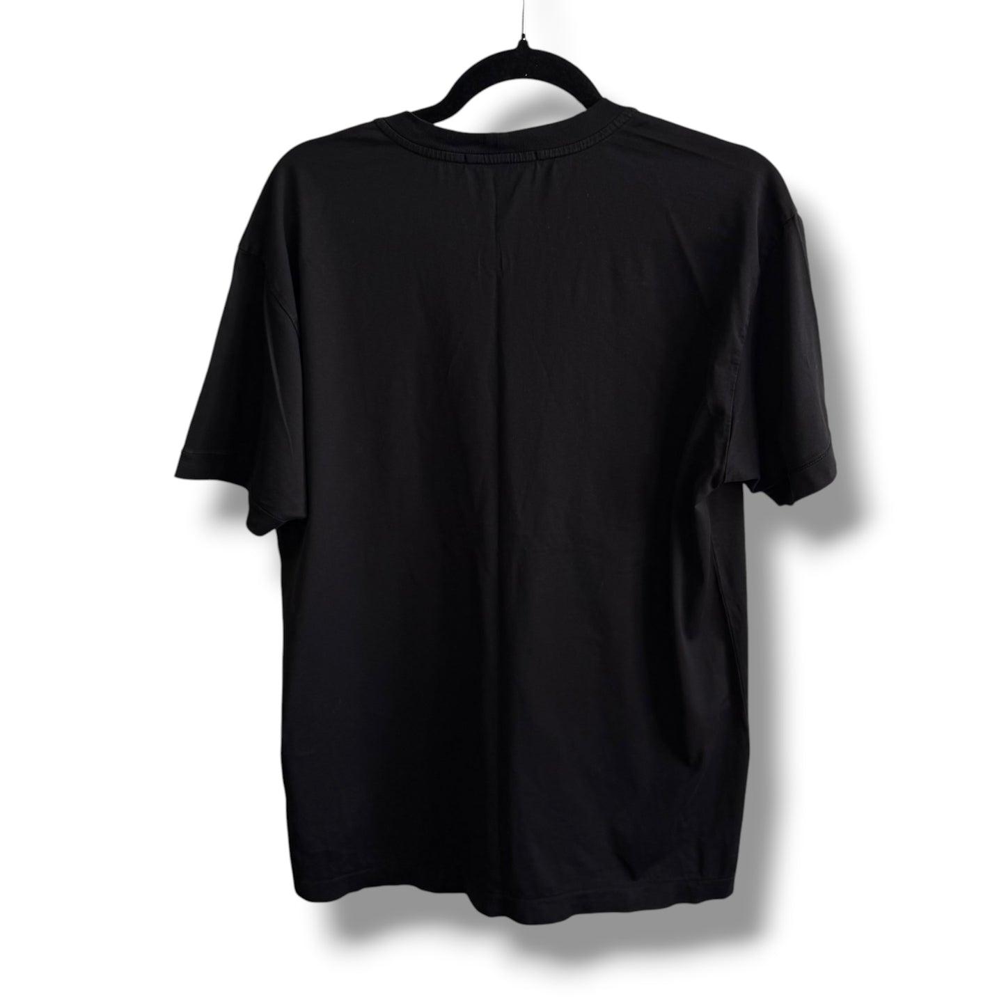Stone Island Black T-Shirt (L, 21.5”)