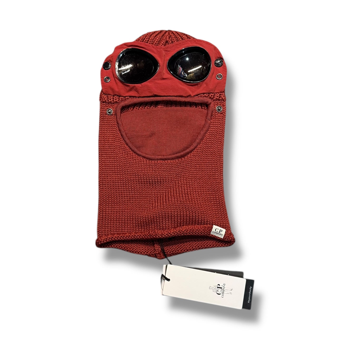 CP Company Burgundy Balaclava