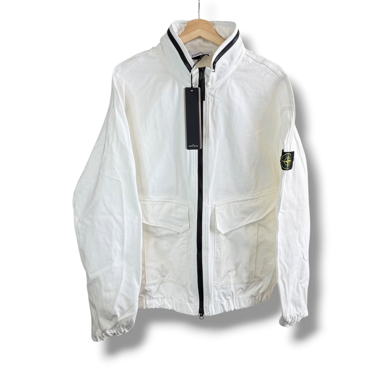 Stone Island Organic Panama Cotton + Nylon Jacket (Multiple Sizes)