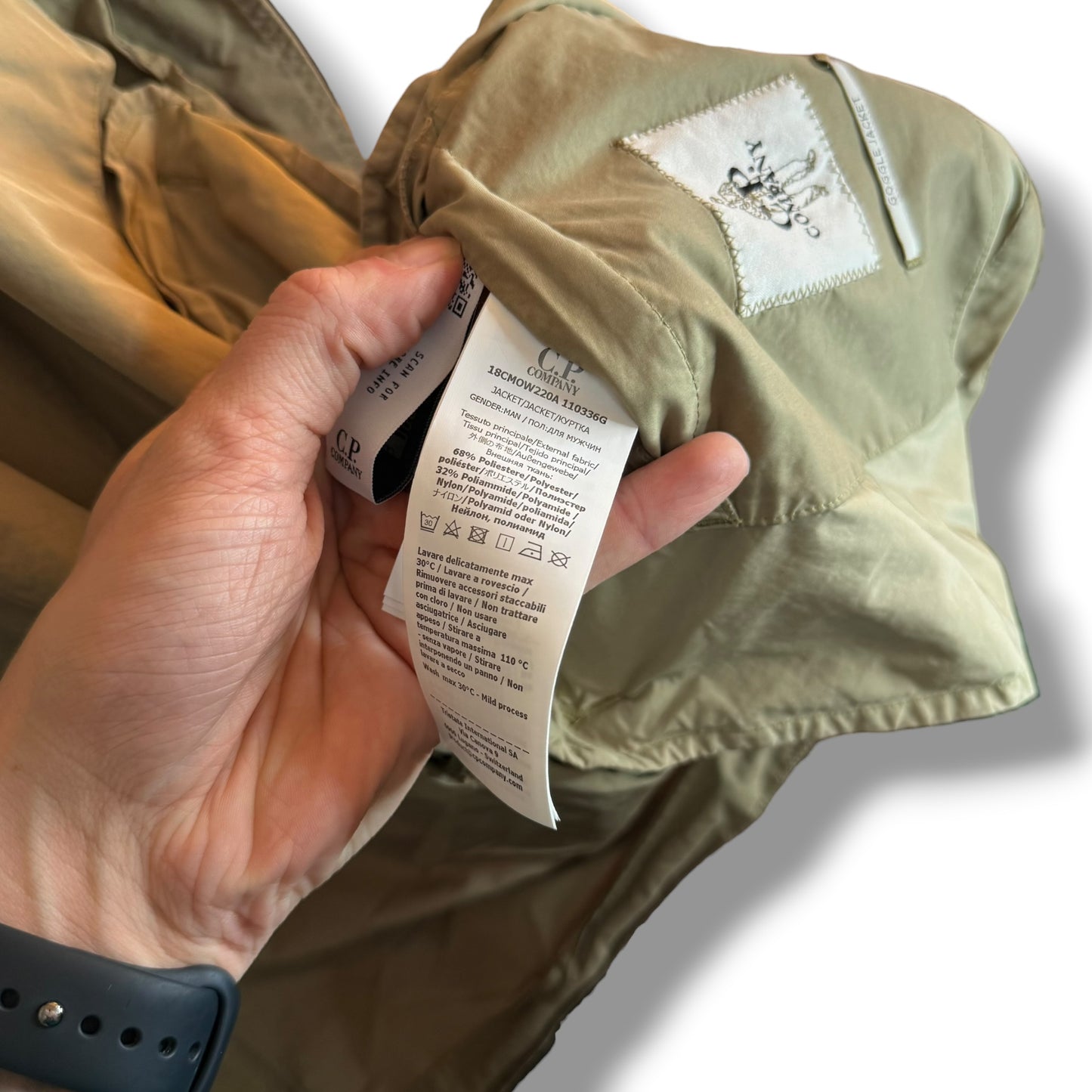 CP Company Micro Kei Goggle Jacket (L, 25”)