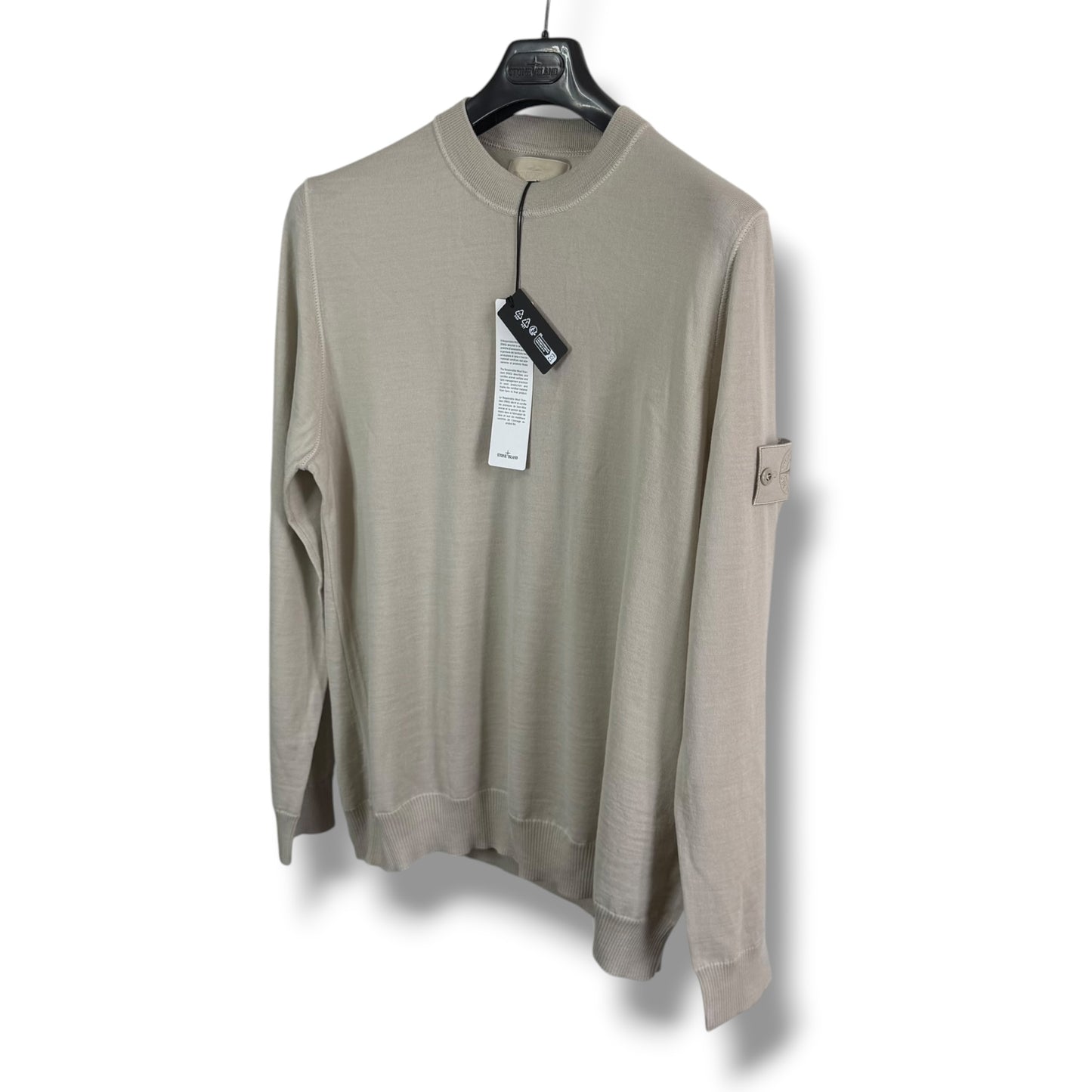 Stone Island Ghost Light Wool Knitted Pullover (XL, 23”)