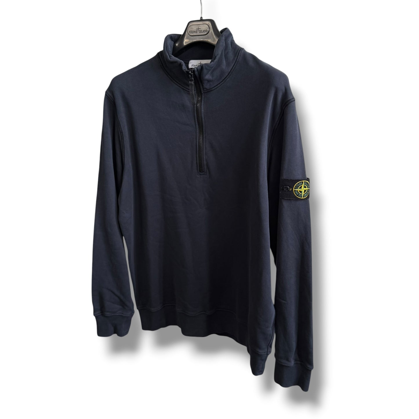 Stone Island 1/4 Zip Jumper (XXL, 26”)