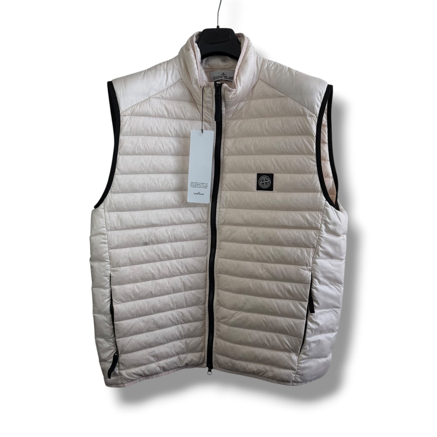 Stone Island Loom Woven Chambers R-Nylon Down Gilet (XL, 24”)