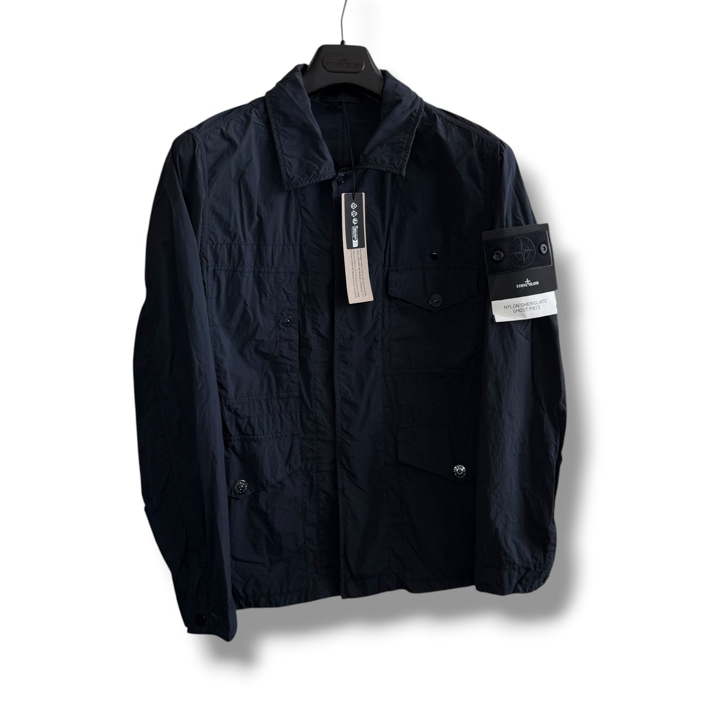 Stone Island Nylon Smerigliato Ghost Field Jacket (S, 21”)